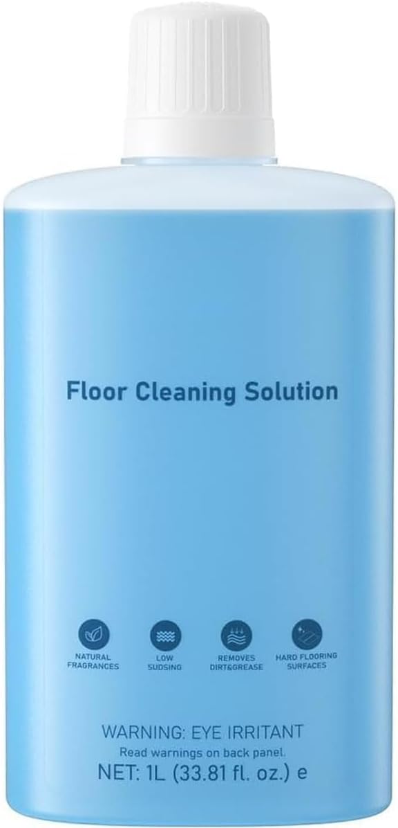 Suitable for roborock cleaning fluid 1L vacuum cleaner, suitable for Saros 10/ S8 MaxV Ultra/Qrevo Curv/Qrevo Master/Qrevo S/Q5 Pro series robot vacuum cleaner, no foam, no streaks