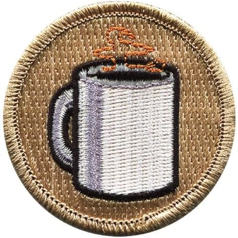 Coffee Cup Scout Patrol Patch (Sew-on) - ClassB