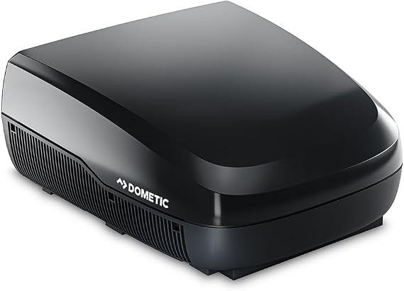 Dometic FreshJet 3 Series, RV Rooftop Standard Air Conditioner, 13.5K BTU, Black, Cool Only, No Pre-Installed Controls, Single or Multi-Zone