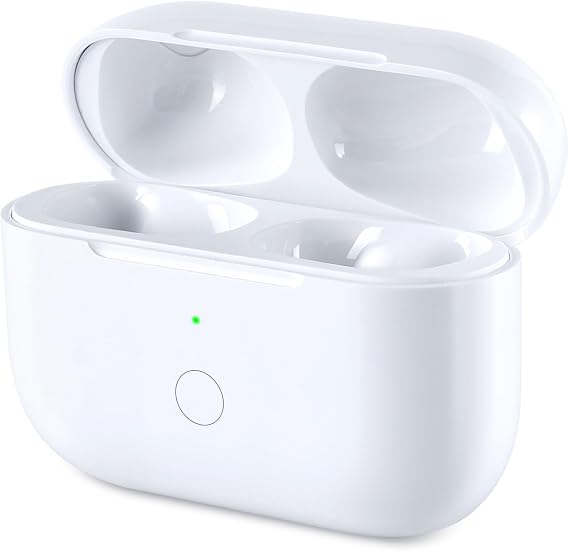 Wireless Charging Case Replacement Compatible with AirPods Pro 1st & 2nd Generation, AirPods Pro 1st & 2nd Charger with Bluetooth Pairing Sync Button