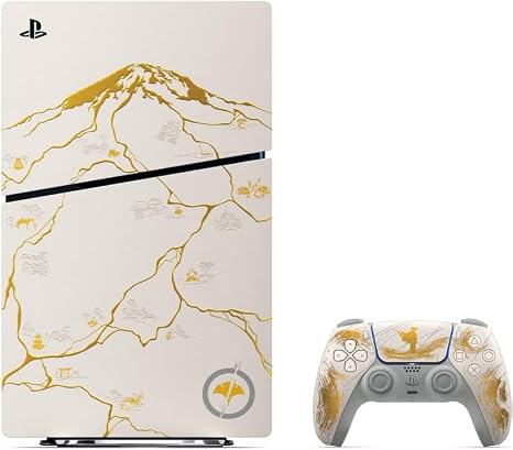 PlayStation 5 Console Ghost of Yotei Gold Limited Edition Bundle (Slim Edition)