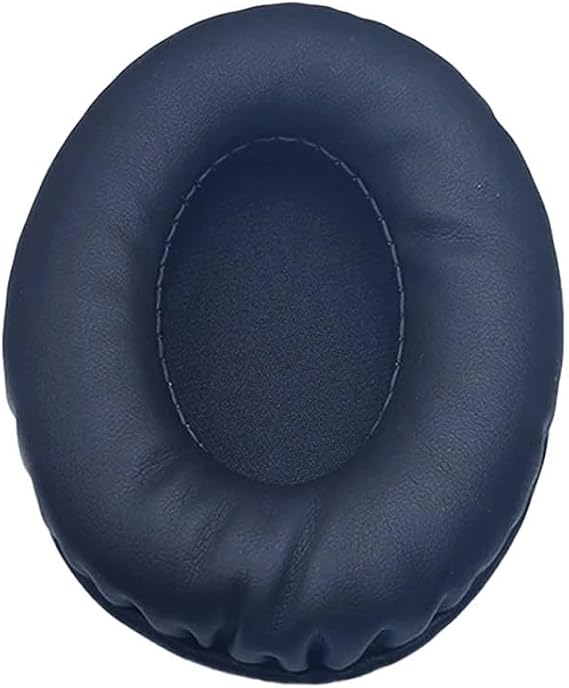Oval Headphone Ear Pads, Sponge Leather Replacement Cushions for Enhanced, Soft Covers, Easy Install Upgrade Parts, Black, 12x10x2.5cm(65 * 85)