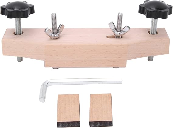 Guitar Bridge Clamp Repair Tool acoustic guitar bridge clamp Maple Guitar Clamp for Installation and Maintenance with Cork Gasket Repair & Maintenance Tools