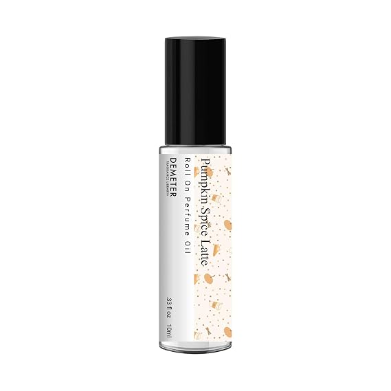DEMETER Pumpkin Spice Latte Roll On Perfume Oil, 0.33 Oz, Long-Lasting