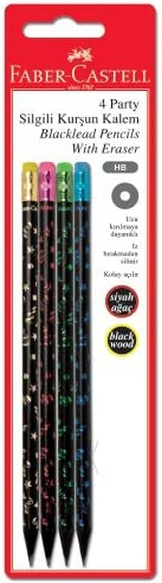 Faber-Castell Blister Pencil 4, Party