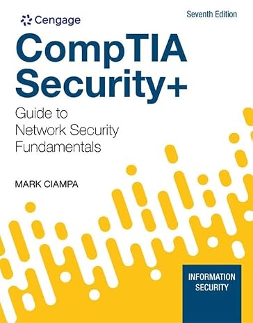 CompTIA Security+ Guide to Network Security Fundamentals (Mindtap Course List)