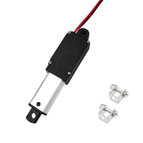 JQDML 12V Mini Linear Actuator 0.83 Inch Stroke 14.4lbs/64N IP54 Waterproof