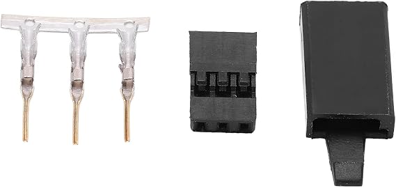 Tyenaza 100Set JST Servo Connector Kits, Plug Male Female Connector Crimp Pin Cable Kit for RC Model Airplane