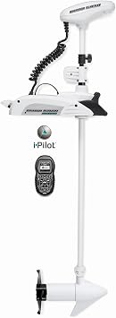 Minn Kota 1363706 Riptide Terrova Saltwater Electric-Steer Bow-Mount Trolling Motor with Digital Maximizer & i-Pilot GPS, 55 lbs Thrust, 54" Shaft