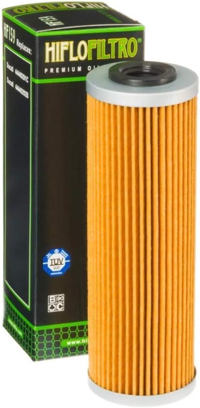 Hiflofiltro HF159 Premium Oil Filter, orange, medium