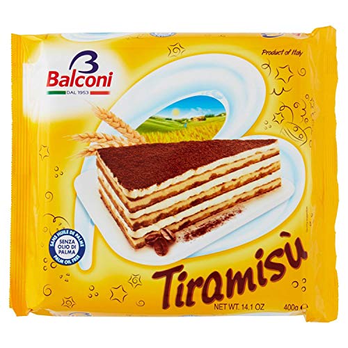 Balconi Tiramisu - 6 Pieces Pack - 400g - Pack of 2