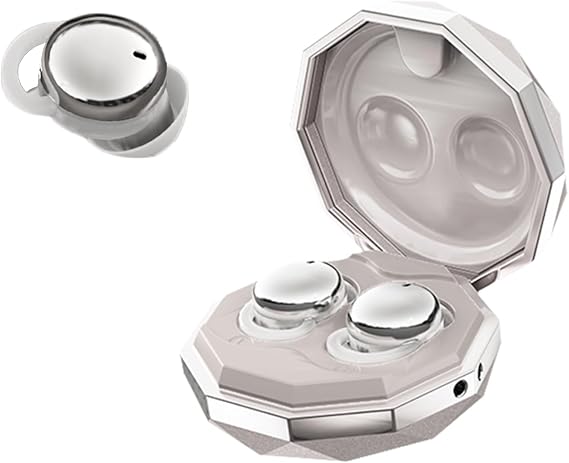 Xmenha Invisible Sleeping Sleep Earbuds for Side Sleepers Hidden Tiny Smallest Mini Small Earbuds for Sleeping On Side Ear Buds for Small Ears Noise Cancelling Sleep Ear Buds Headphones