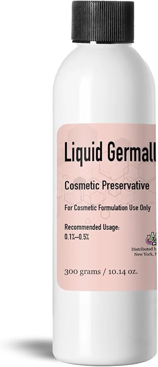 Germall Plus- Natural Preservative (300 Grams / 10.58 Ounce) - Clear Liquid - Good Liquid Preservative Compatible with Most Cosmetic Ingredients Good for Water-Based Formulas