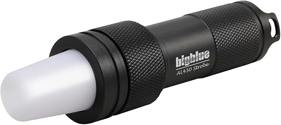 Bigblue AL 450 Lumen Strobe with Blue, Green, and red Flash