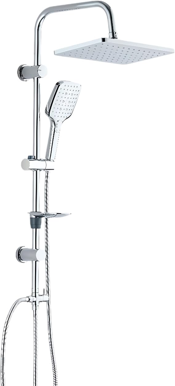 Drom Harmony Stainless Chrome Top Shower Set with 5 Years Warranty