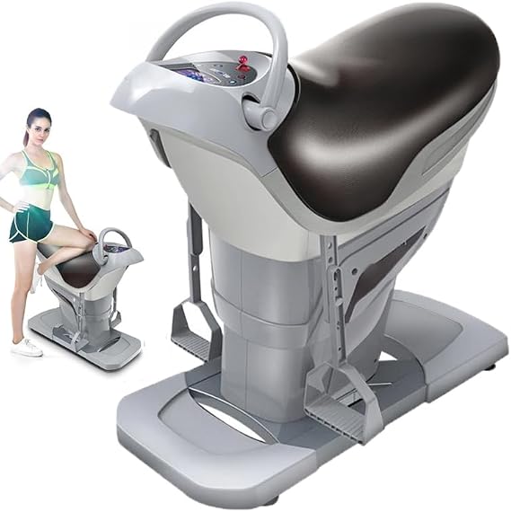 Electric Horse Riding Machine (150Kg Load-Bearing), LCD Display (20 Speeds + 3 Modes), 3D Horse Riding Simulation Fitness Machine, Aerobic Fitness