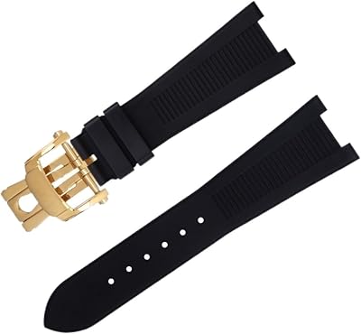 FKM Fluororubber WatchBands For Patek Philippe Strap For Nautilus Watchband 57115712 Original Interface Wristband Accessories