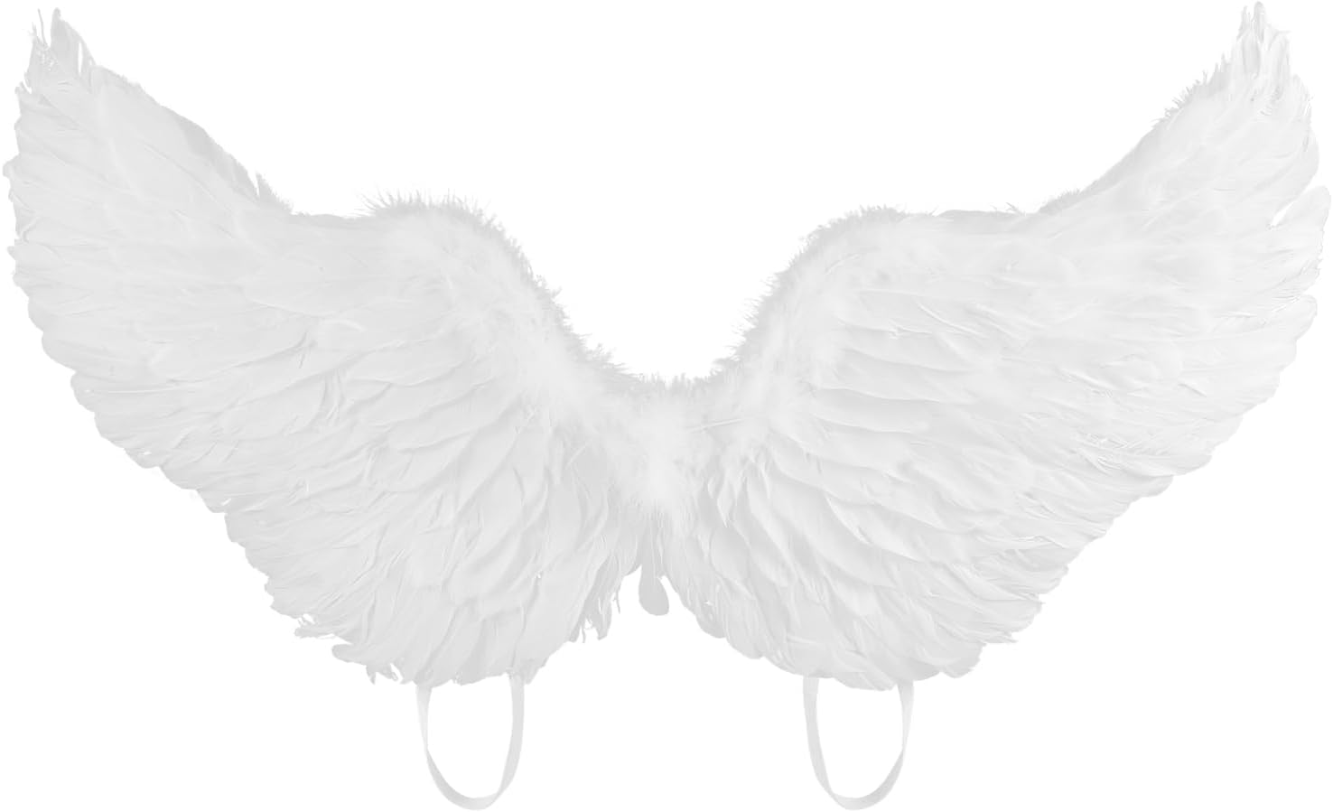 Angel Feather Floating Wings Halloween Costume with Elastic Straps for Women Adults Cosplay Gifts