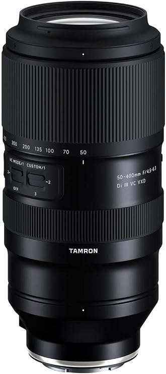 Tamron 50-400mm f/4.5-6.3 Di III VC VXD Lens for Sony E