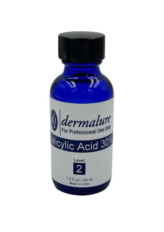 Salicylic Acid Peel 30% - 1oz (30ml) - Ideal for Acne, Hyper-pigmentation & Premature Aging - Unclogs Pores & Evens Skin Tone - Face Peel for Oily/Combination Skin