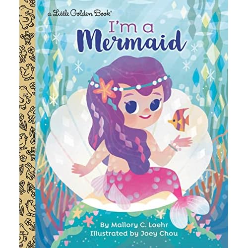 Im a Mermaid Little Golden Book Hardcover Picture Book, May 10, 2022