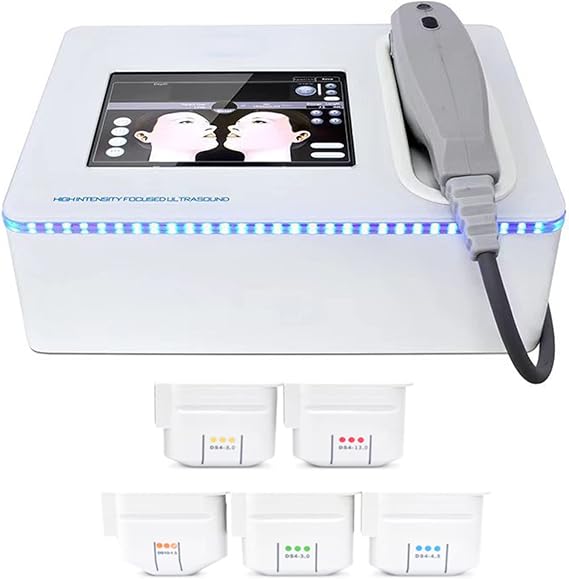 HIFU RF Body Shaping Slimming Machine, Portable Face Lifting Massagers, Mini Hifu Skin Tightening Beauty Device Tools, for Skin Care Facial Lifting Delicate Skin Anti Wrinkle Aging
