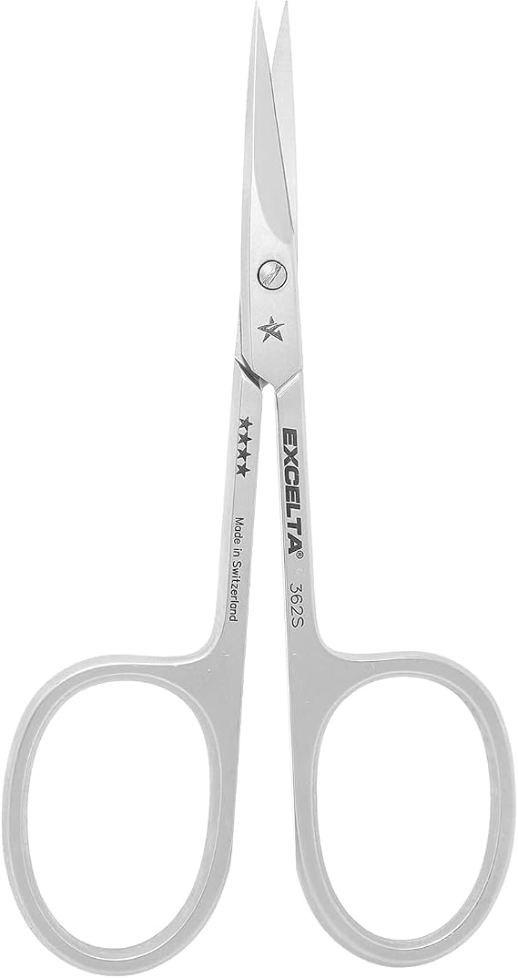 Excelta Premium-Grade Stainless Steel Scissors, Straight Blades