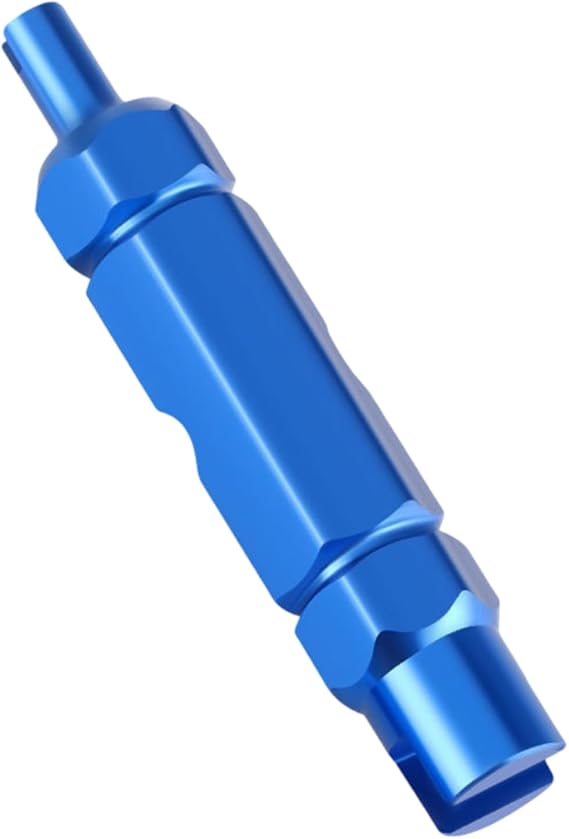Valve Core Remover Tool Kit Bike with Replacement Valve Core