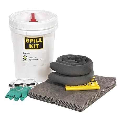 Universal Spill Kit, 5 Gallon, 23 Pieces (SPKU-5)
