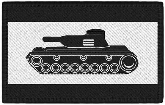 ALFASHIRT Patch 7.5x4.5cm Special Badge Suppression Tank Fighting car #43477