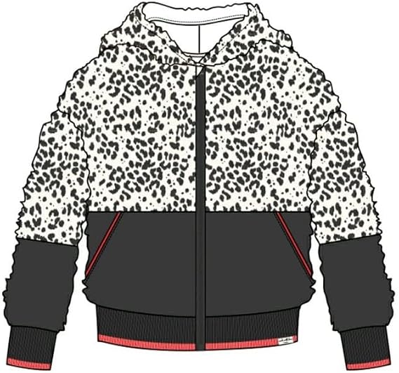 Boboli Girl's hooded JACKET with animal print. SIZES 4-14 YEARS