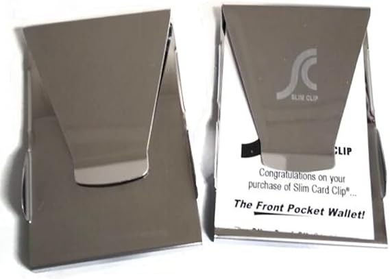 Metal Money Clip Holder - Compact Stainless Steel Bill & Card Organizer - Portable Wallet Alternative for Everyday Carry