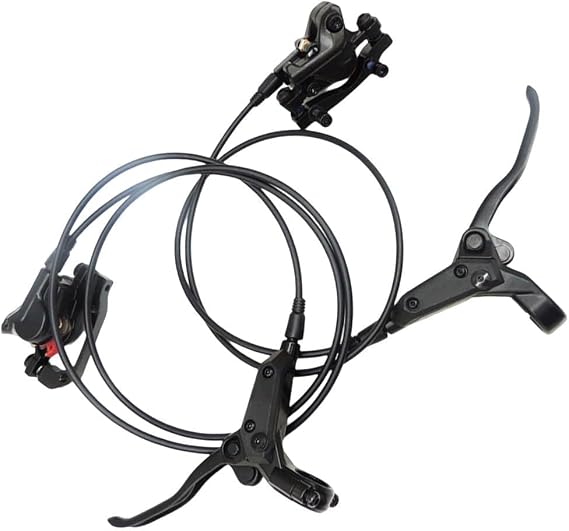 Mountain Bike Hydraulic Disc Brake Set, Front 850mm Rear 1350mm, Aluminium Alloy Levers Calipers for MTB Brake Hydraulic Bilateral Brake