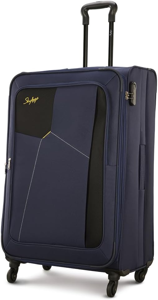 Skybags Rubik Polyester 78 cms Blue Softsided Check-in Luggage (STRUB78EBLU)