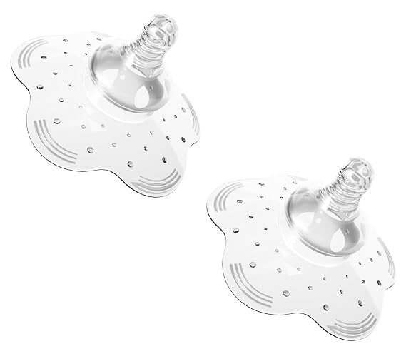 Nipple Shield Premium Contact Nippleshield for Breastfeeding with Latch Difficulties or Flat or Inverted Nipples Non-Toxic