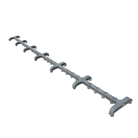 Sandbaggy Plastic Slab Bolster - Continuous Rebar Support Chair - Snap & Lock Ends, Flexible Design - 29 Rebar Capacity (10, 3/4 in x 2.5 ft (H x L))