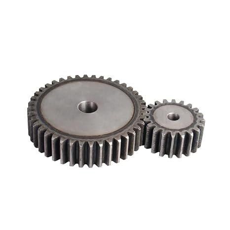 Bevel Gear Pinion Hardware Mechanical 2M Spur Gear 10T/11T/12T/13T/14T/15T/16T/17T/18T/19T/20T/21T/22T/23T/24T 45# Carbon Steel Thickness 20mm(2M 10T -1pcs)