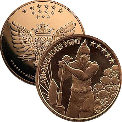 1 oz .999 Pure Copper Round/Challenge Coin (Executioner)