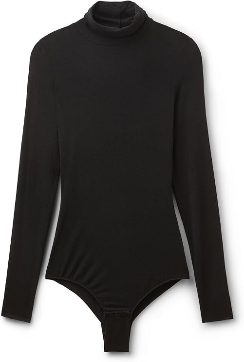 Intimissimi High Collar Bodysuit in Modal Ultralight with Cashmere