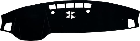 Custom Fit Dashboard Black Center Console Cover Dash Mat Protector Sunshield Cover Compatible with Kia Telluride 2020 2021 2022 2023 2024 2025