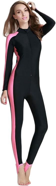 Women's One-Piece Surf Swim Wet Suit Long Sleeve Rashguard Sun Protection