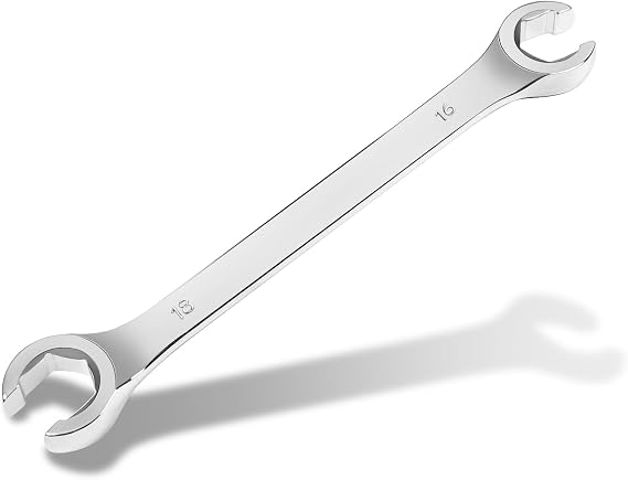 Auniwaig 16mm x 18mm Flare Nut Wrench Metric Double Open End