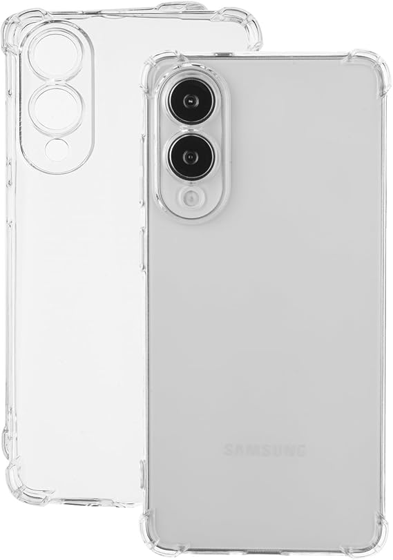 Clear TPU Case for Samsung Galaxy S25 Edge, Lens Protection, Corner Bumpers