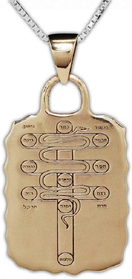 The Brass Serpent Amulet for Paths Clearing Kabbalah Talisman