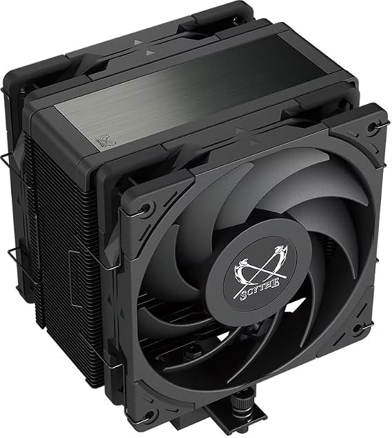 Scythe Kotetsu 4 Dual Fan Black Edition CPU Hava Soğutucu, Intel LGA1700, LGA1151, AMD AM5, AM4 Desteği, 120mm, Tek Kule (Kotetsu 4 Dual Fan Black Edition)