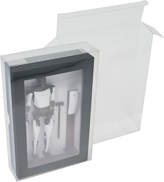 Protector Case for Tesla Optimus Bot Action Figure Retail Box Display (10 Pack)