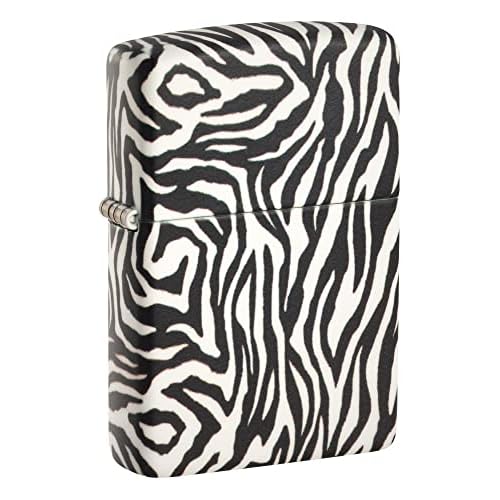 Zippo 540 Color Zebra Print Design Pocket Lighter