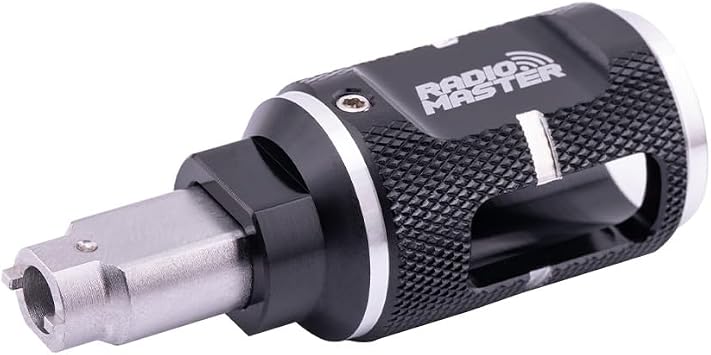 RadioMaster Switch Nut Tool for Effortlessly Tightening or Loosening Switch Collets On RC Radios (Black)