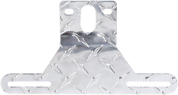 CZC AUTO Aluminum Trailer License Plate Light Bracket