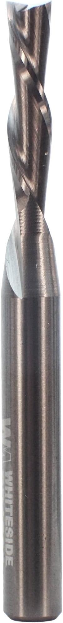 Whiteside Router Bits RD1800 Standard Spiral Bit with Down Cut Solid Carbide 3/16-Inch Cutting Diameter and 3/4-Inch Cutting Length